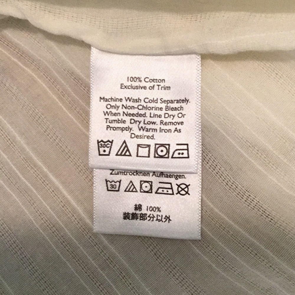 Eddie Bauer Ivory Lace Blouse - Picture 7 of 7